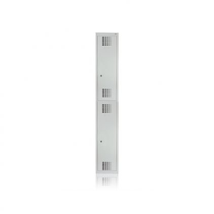 Dviejų lygių metalinė persirengimo spintelė SOLID SSK312