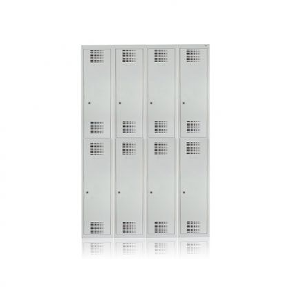 Dviejų lygių metalinė persirengimo spintelė SOLID SSK342