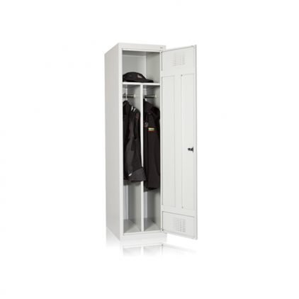 Metalinė persirengimo spintelė su pertvara SOLID SSK410