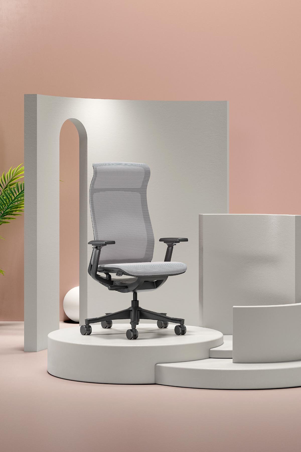 Ergonominė biuro kėdė TRINITY HD