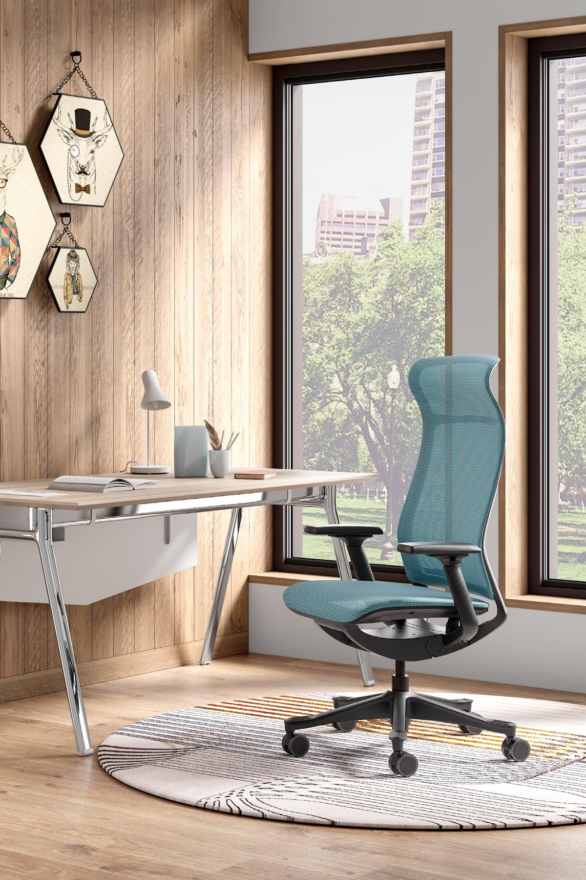 Ergonominė biuro kėdė TRINITY HD