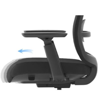 Ergonominės biuro kėdės sėdynė
