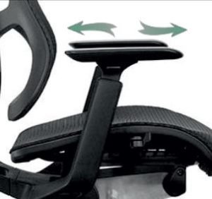 Ergonominė biuro kėdė STABILITY HD porankiai