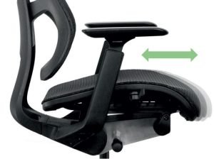 Ergonominė biuro kėdė STABILITY HD sėdynės gylis