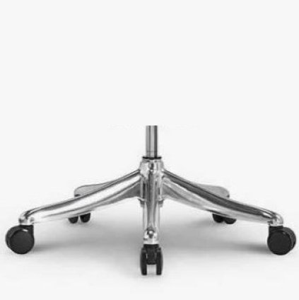 Ergonominės biuro kėdės bazė (ratukai)
