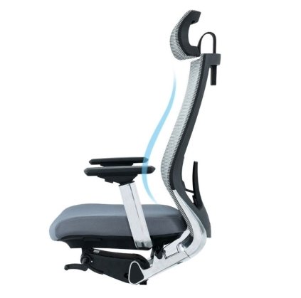 Ergonominė biuro kėdė ALUMASTER HD atlošas