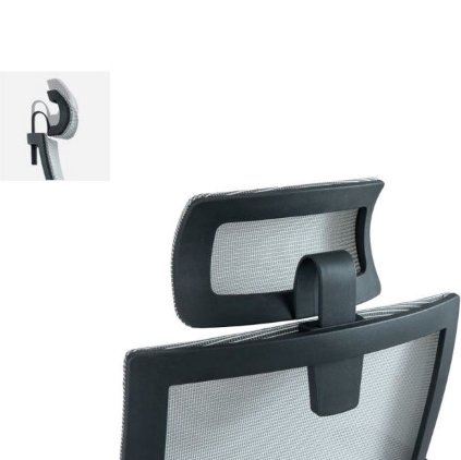 Ergonominė biuro kėdė ALUMASTER HD galvos atlošas