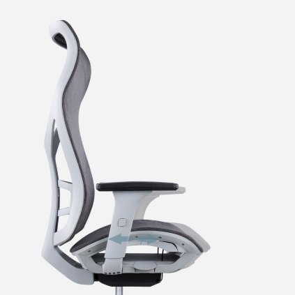 Ergonominė biuro kėdė NITRO sėdynės reguliavimas