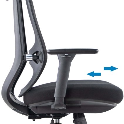 Ergonominė biuro kėdė NOBRIUM sėdynės gylis