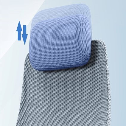 Ergonominė biuro kėdė YUCAN galvos atrama