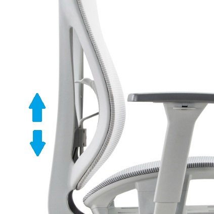 Ergonominė biuro kėdė MERCURY Full Mesh juosmens profilis