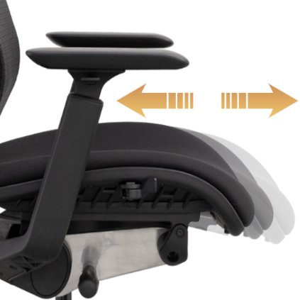 Ergonominė biuro kėdė NOVA HD sėdynė