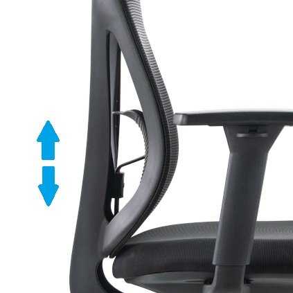 Ergonominė biuro kėdė MERCURY juosmens atrama