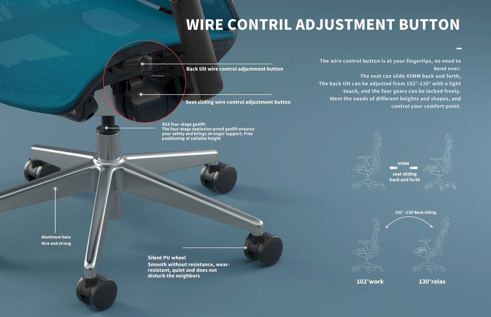 Ergonominė biuro kėdė NOVA MODERN