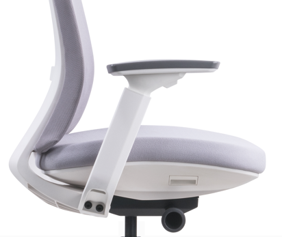 Ergonominės biuro kėdės sėdynė