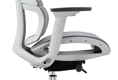 Ergonominės biuro kėdės juosmens profilis